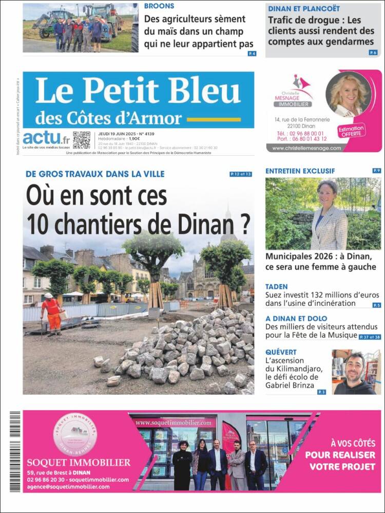 Portada de Le Petit Bleu (France)
