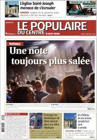 Portada de Le Populaire du Centre (France)