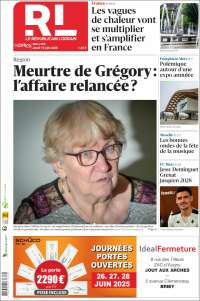 Portada de Le Republicain Lorrain (France)