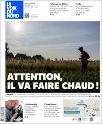Portada de La Voix du Nord (France)