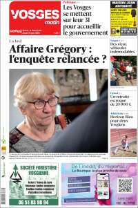 Portada de Vosges Matin (France)