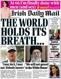 Portada de Irish Daily Mail (Ireland)