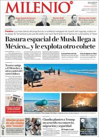 Portada de Milenio (Mexico)