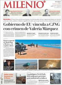 Portada de Milenio - Jalisco (Mexico)
