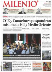Portada de Milenio de Puebla (Mexico)