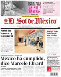 Portada de El Sol de México (Mexico)