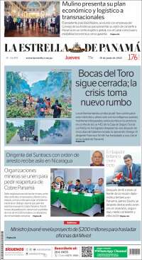Portada de La Estrella de Panamá (Panama)