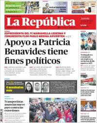 Portada de La Republica (Peru)