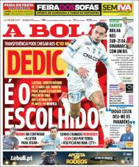 Portada de A Bola (Portugal)