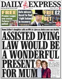 Portada de Daily Express (United Kingdom)
