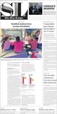 Portada de Star-Ledger (USA)