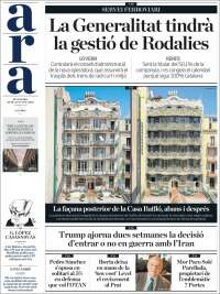 Portada de Ara (Spain)