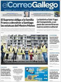 Portada de El Correo Gallego (Spain)