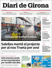 Portada de Diari de Girona (Spain)