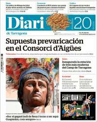 Portada de Diari de Tarragona (Spain)