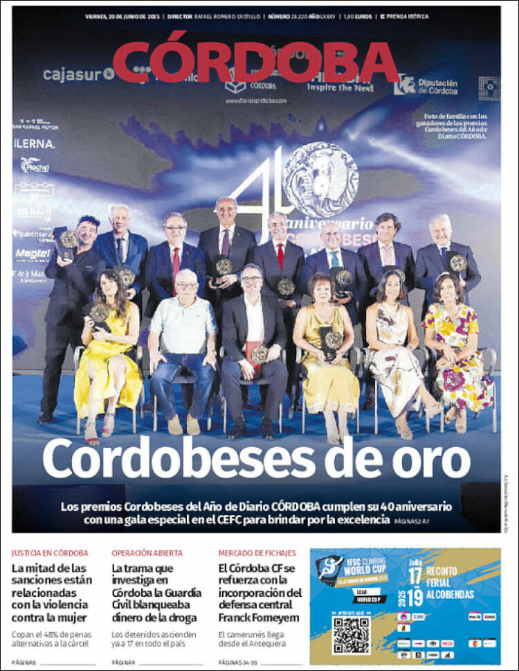 Portada de Diario de Córdoba (Spain)