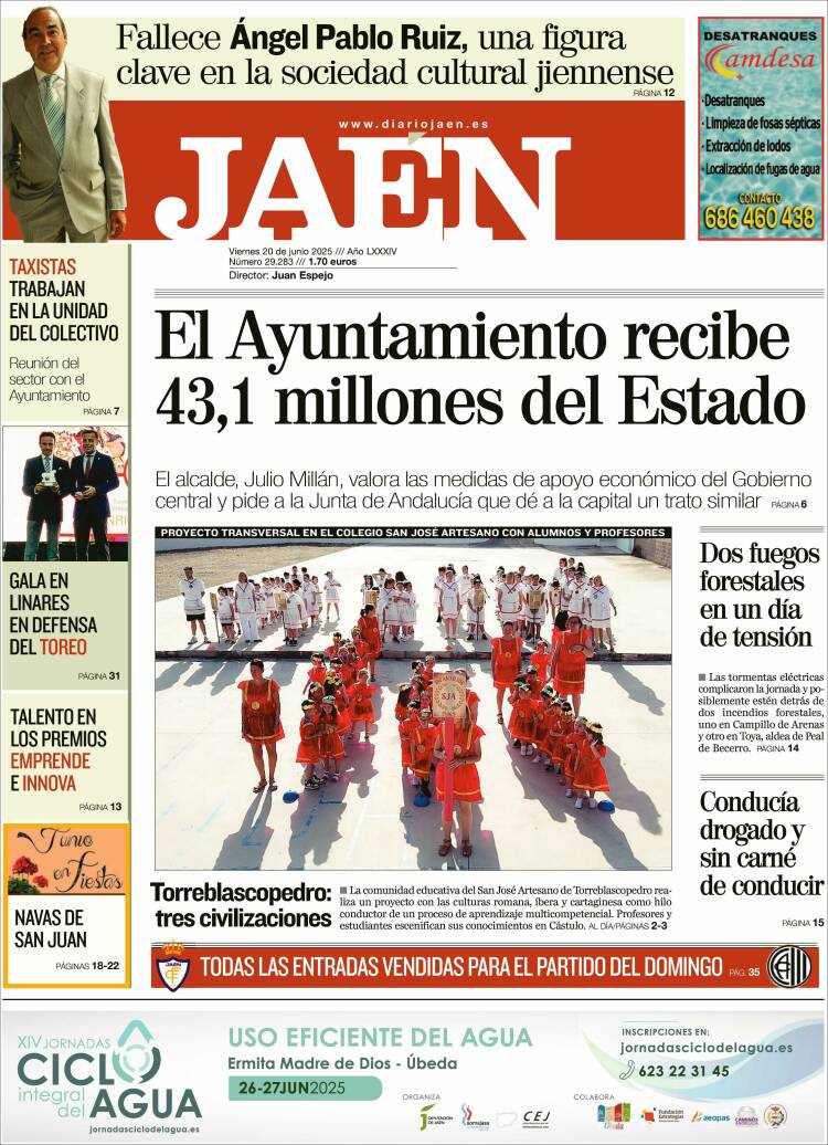 Portada de Diario Jaén (Spain)