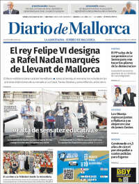 Portada de Diario de Mallorca (Spain)