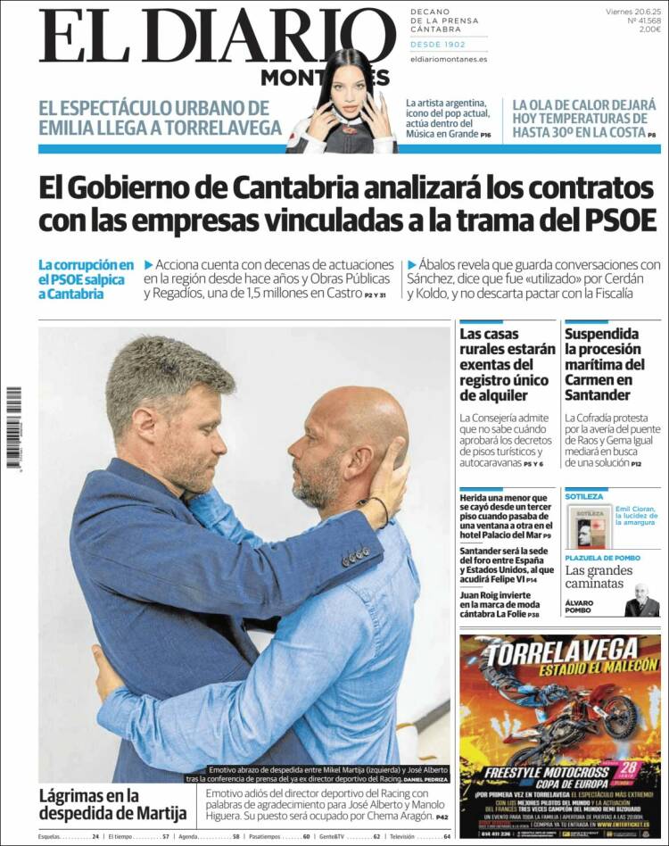 Portada de El Diario Montañés (Spain)