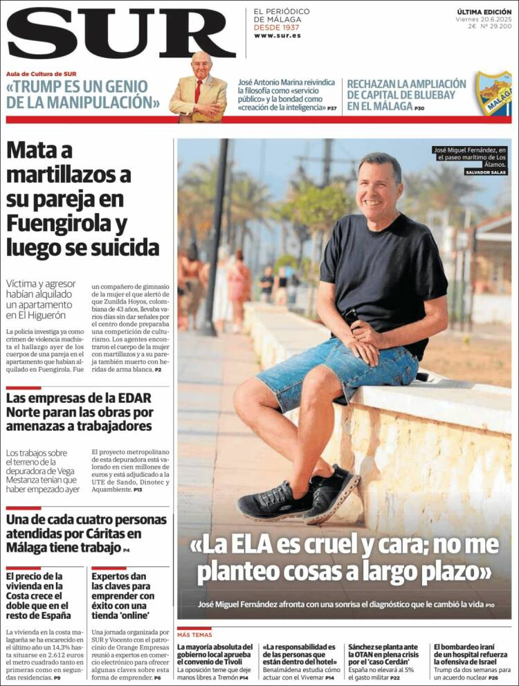 Portada de Diario el Sur (Spain)