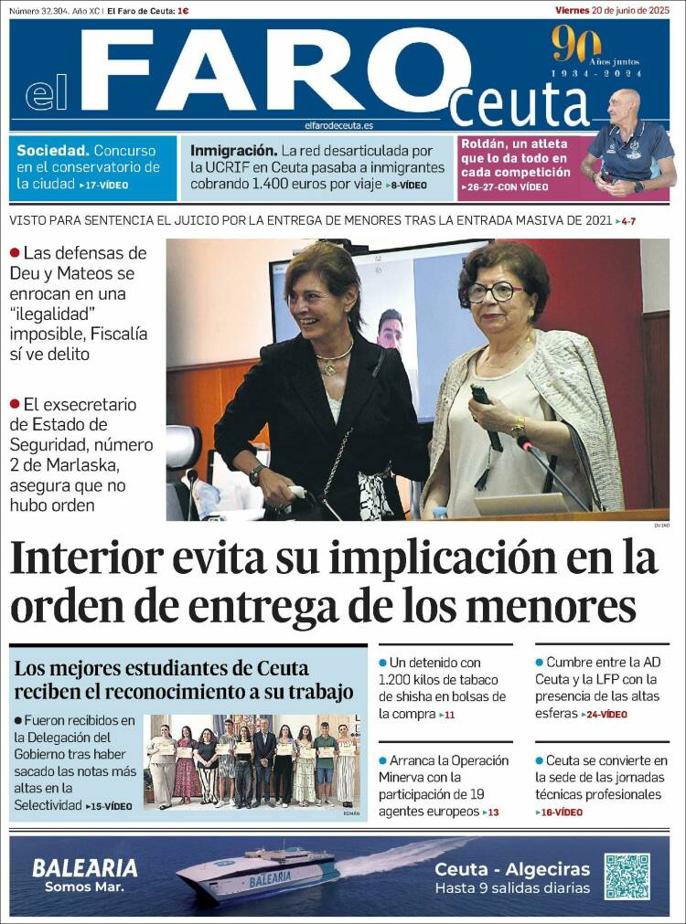 Portada de El Faro de Ceuta (Spain)