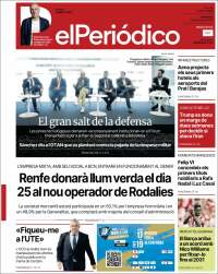 Portada de El Periódico de Catalunya (Spain)