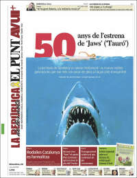 Portada de El Punt Avui - Girona (Spain)