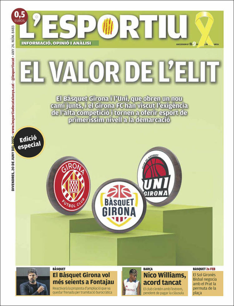 Portada de L'Esportiu : Girona (Spain)