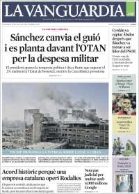 Portada de La Vanguardia (Spain)