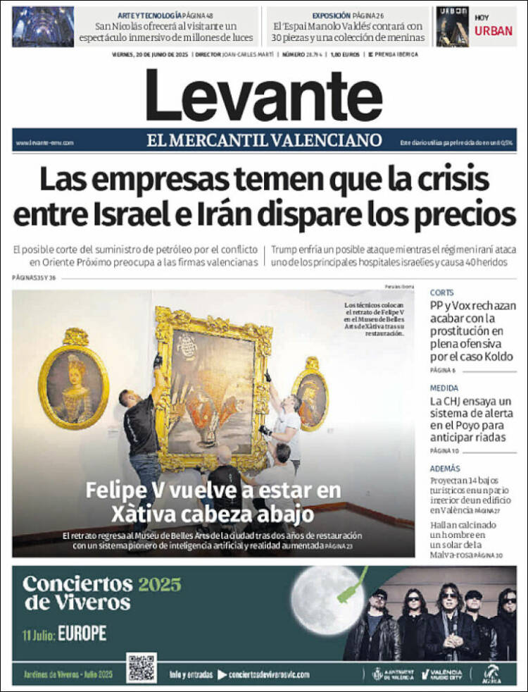 Portada de Levante (Spain)