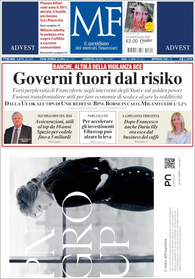 Portada de Milano Finanza (Italy)