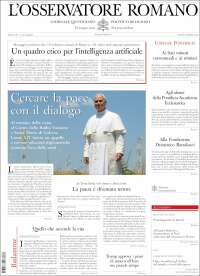 Portada de L'Osservatore Romano (Italy)
