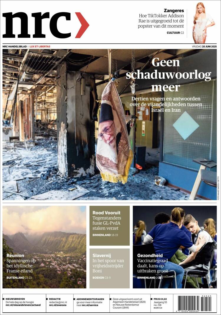 Portada de NRC Handelsblad (Netherlands)