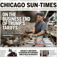 Portada de Chicago Sun-Times (USA)