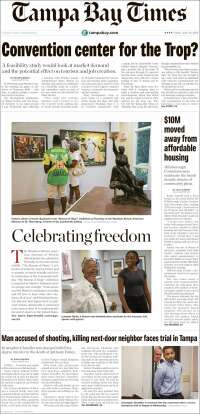 Portada de Tampa Bay Times (USA)