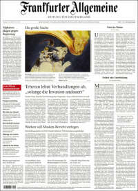Portada de Frankfurter Allgemeine (Germany)