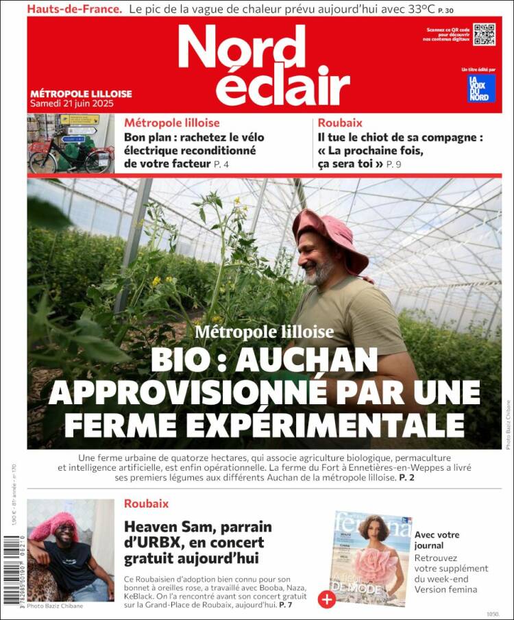 Portada de Nord Éclair (Francia)
