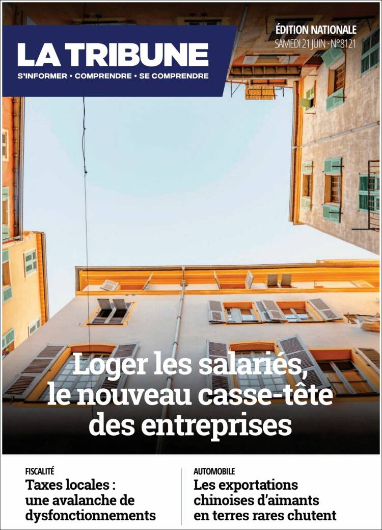 Portada de La Tribune (Francia)