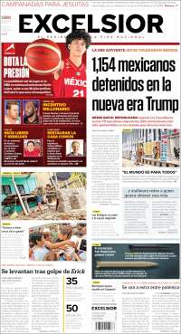 Portada de Excelsior (México)
