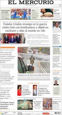 Portada de El Mercurio (Chile)