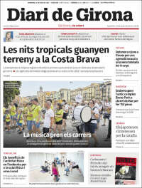Portada de Diari de Girona (España)