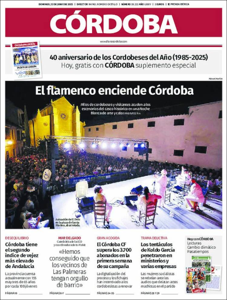 Portada de Diario de Córdoba (España)