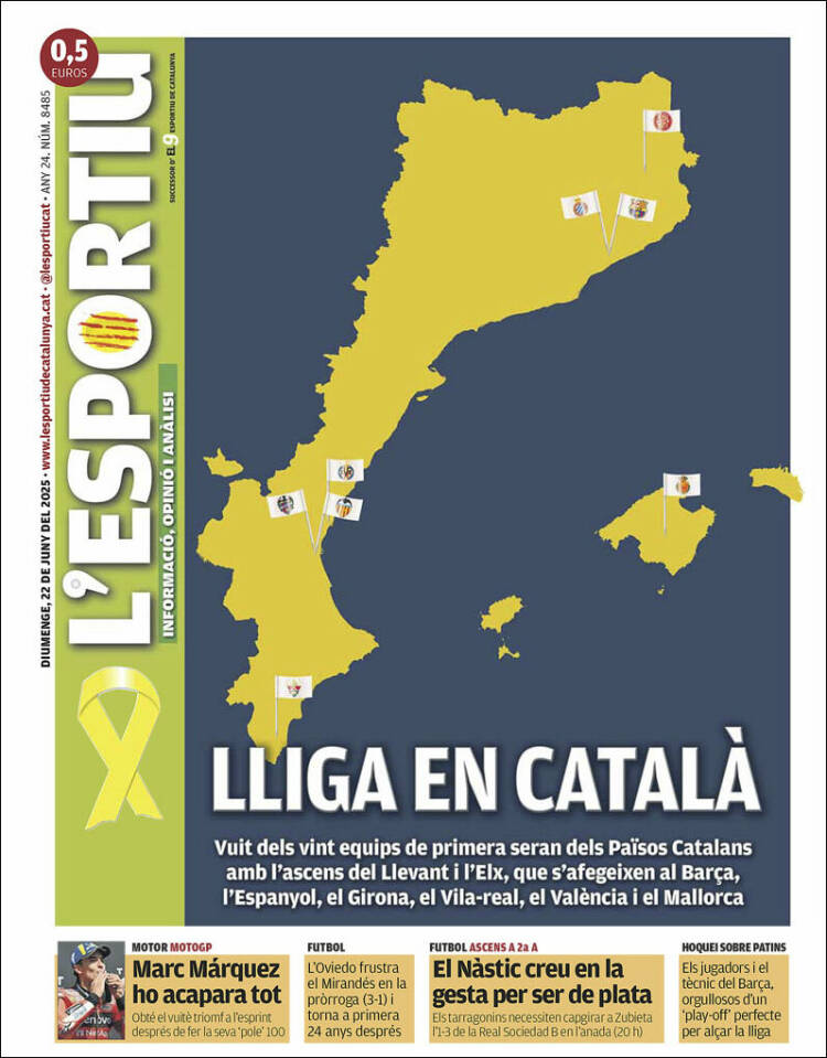Portada de L'Esportiu (España)