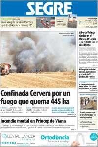 Portada de Segre  (España)