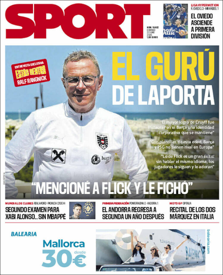 Portada de Sport (España)