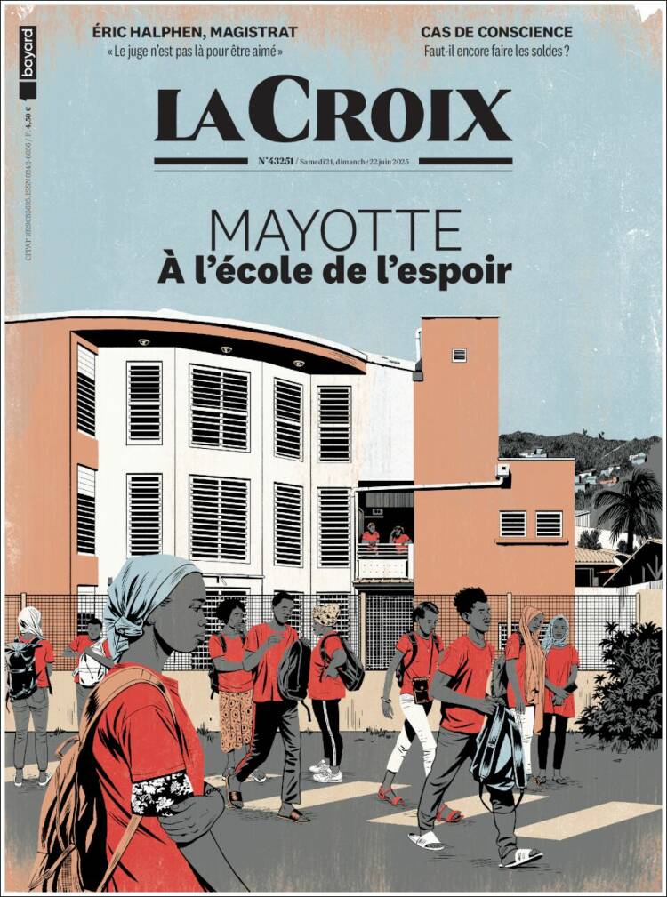 Portada de La Croix (Francia)