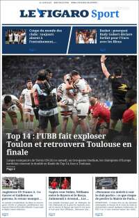Portada de Le Figaro Sport (Francia)