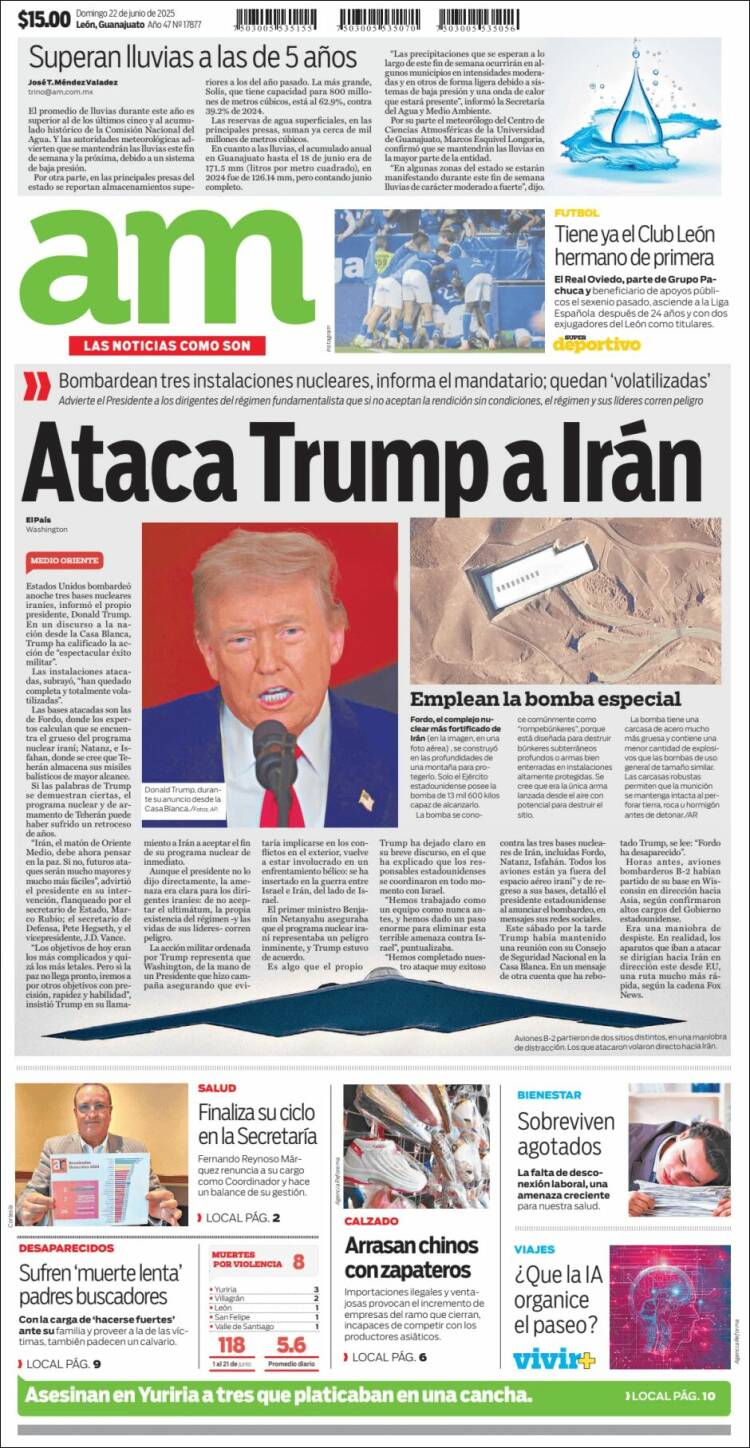 Portada de Al Día A.M. (México)