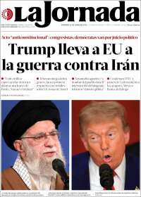 Portada de La Jornada (México)