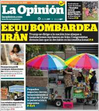 Portada de La Opinión (USA)
